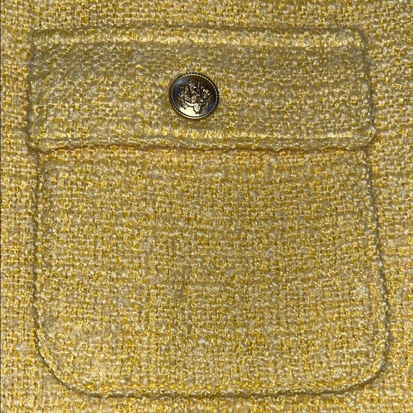 J. Crew Sunny Yellow A-Line Wool Blend Mini Skirt - Picture 4 of 12
